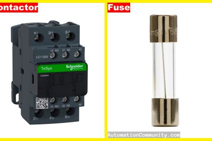 Difference Between Contactor and Fuse