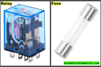 Difference Between Fuse and Relay