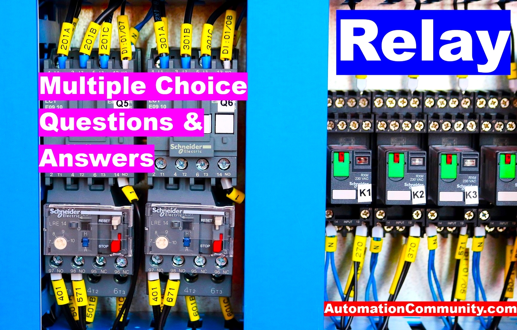 Relays Multiple Choice Questions and Answers