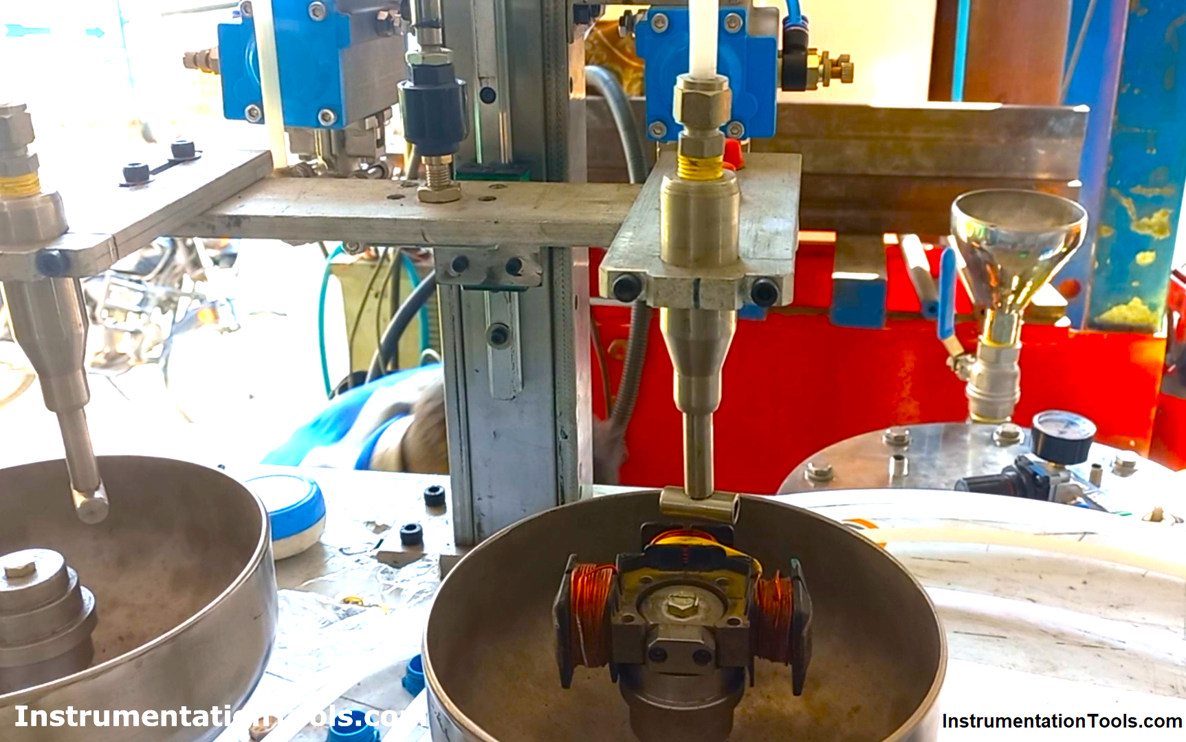 PLC based Semi-Automatic Varnish Machine