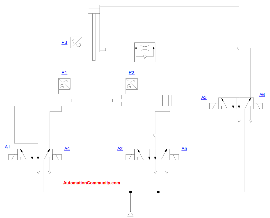 Pneumatic Press Machine Operation With Siemens Plc