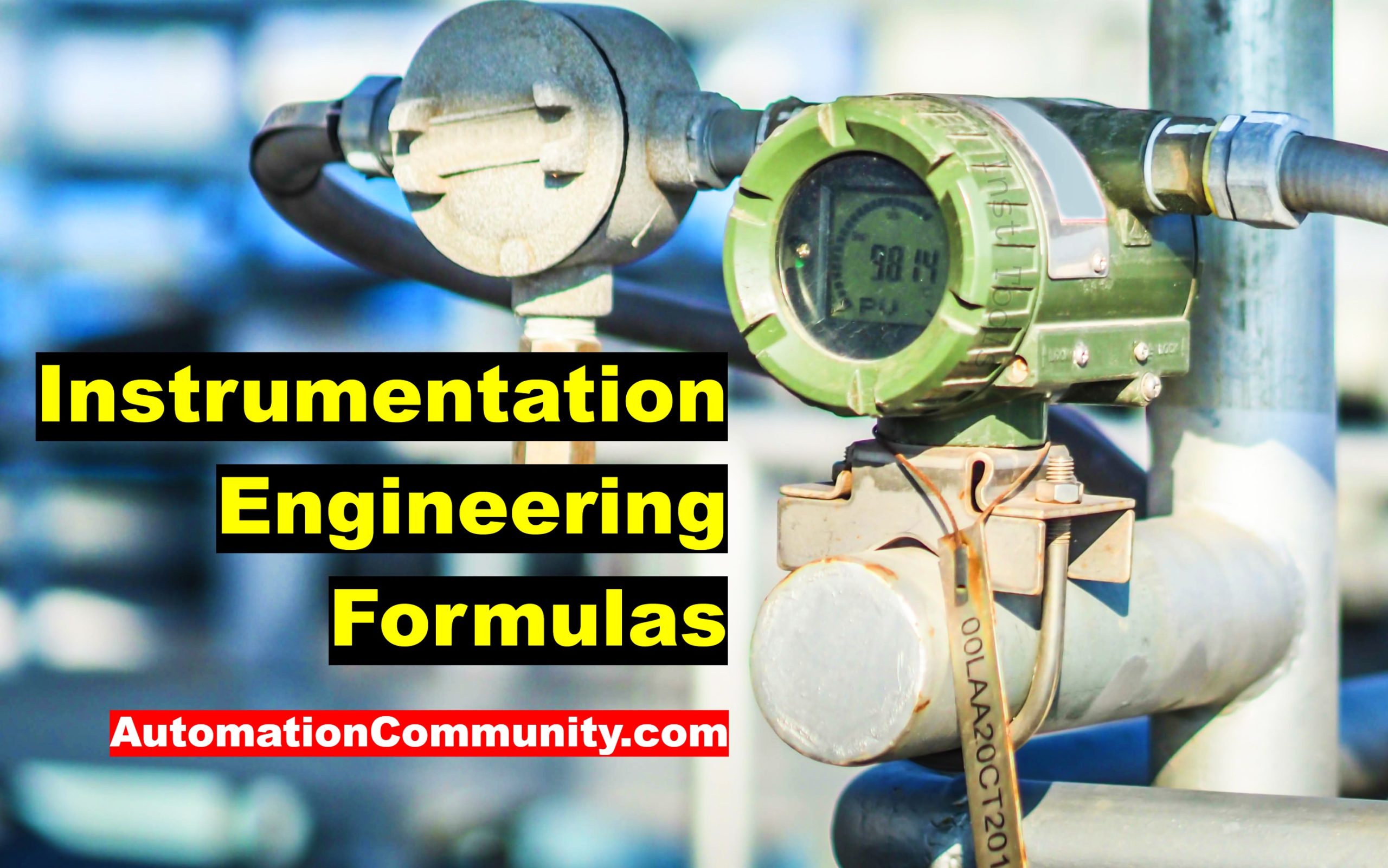 Instrumentation Engineering Formulas Questions in Industry